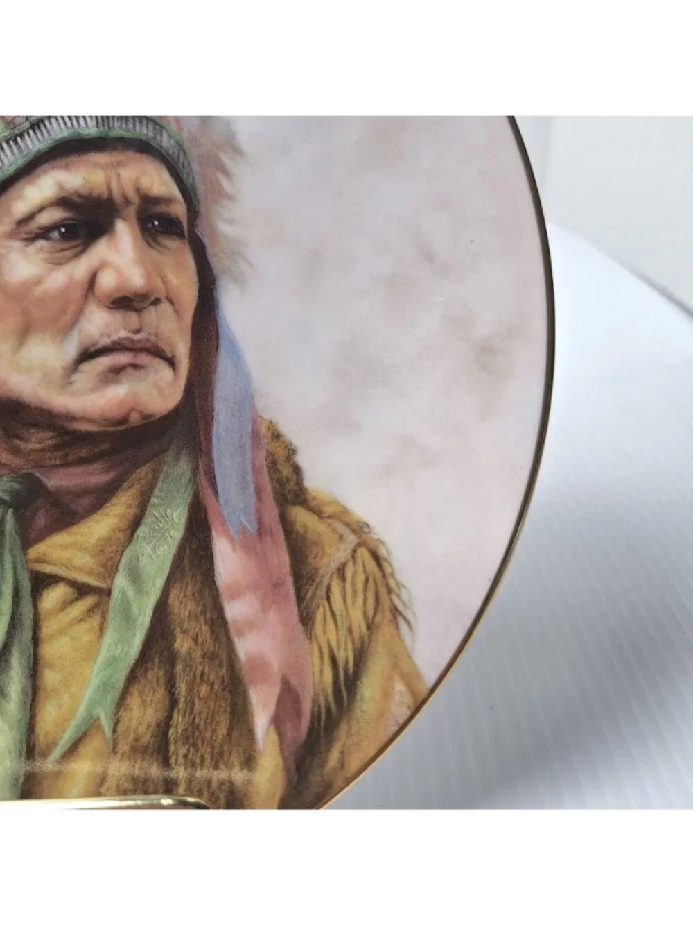 GREGORY PERILLO THE COUNCIL OF NATIONS SERIES PRIDE OF CHEYENNE COLLECTOR PLATE